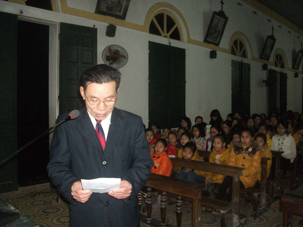 Lễ Chúc thọ đầu xuân Nhâm thìn tại giáo xứ Trung Nghĩa