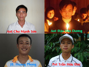 Các con vô tội, các con hãy can đảm lên...