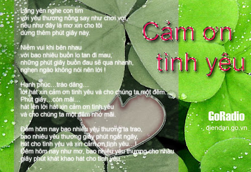 Hai chữ "CÁM ƠN"