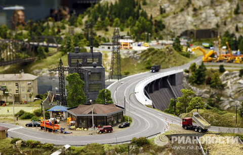 Nước Nga thu nhỏ trong 800 m2