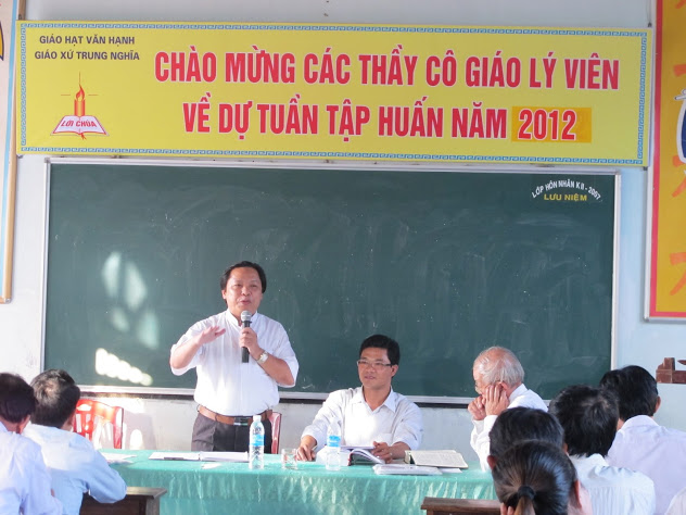 Giáo lý viên giáo xứ Trung Nghĩa bế mạc tuần tập huấn