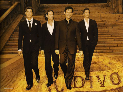 Ban nhạc Il Divo. Ảnh: wallpaper.