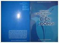 Giới thiệu sách “Công lý & Hòa bình trên Biển Đông”