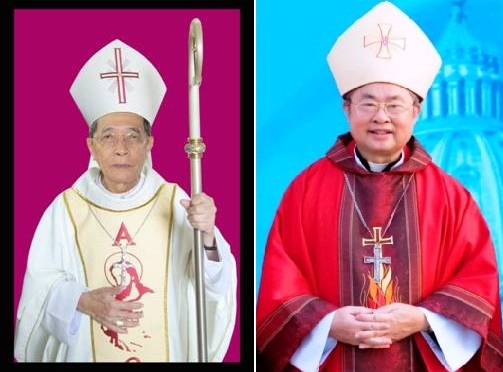 Cáo phó "Đức cha Giuse Hoàng Văn Tiệm và Đức Cha Tôma Nguyễn Văn Tân, GM Vĩnh Long qua đời