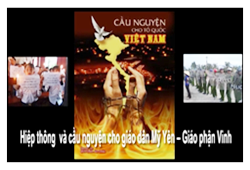 Thông báo của Tòa Giám mục về việc các giáo hạt tổ chức cầu nguyện cho giáo xứ Mỹ Yên và hai người đang bị bắt giữ