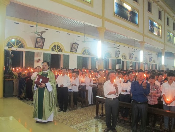 Giáo xứ Trung Nghĩa Bế mạc tháng Mân Côi và lễ ra mắt một số ban ngành