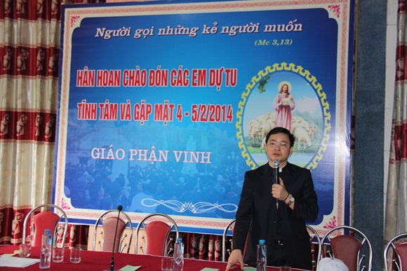 Linh địa Trại Gáo: Các em dự tu giáo phận Vinh gặp mặt và tĩnh tâm đầu xuân