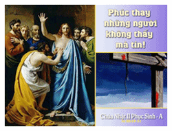 Chúa Nhật II Phục Sinh (A) - Kính Lòng Thương Xót Chúa: Các bài suy niệm và chú giải Lời Chúa