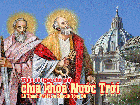 Các bài suy niệm lễ thánh Phê-rô và thánh Phao-lô