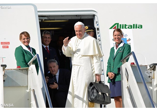 Đức Thánh Cha lên đường viếng thăm Cuba và Hoa Kỳ