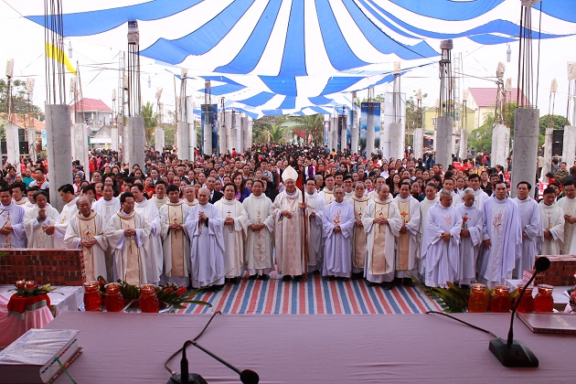 Lễ khởi công xây dựng nhà thờ Bảo Nham